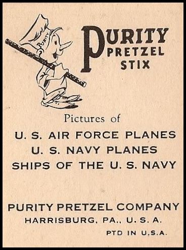 D85 Purity Pretzel US Navy - Air Force Planes and Ships